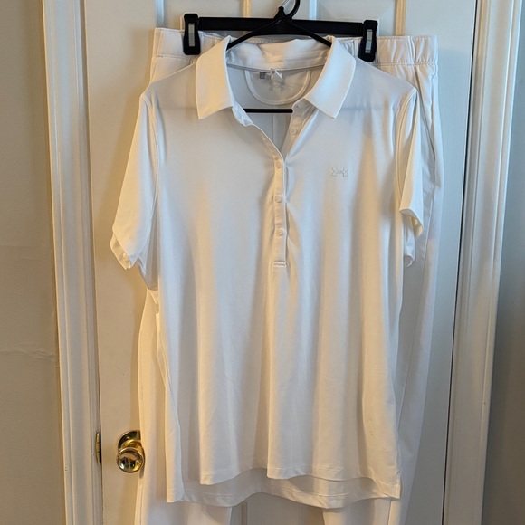 Under Armour Other - Under Armour Polo Shirt and Pants matching set